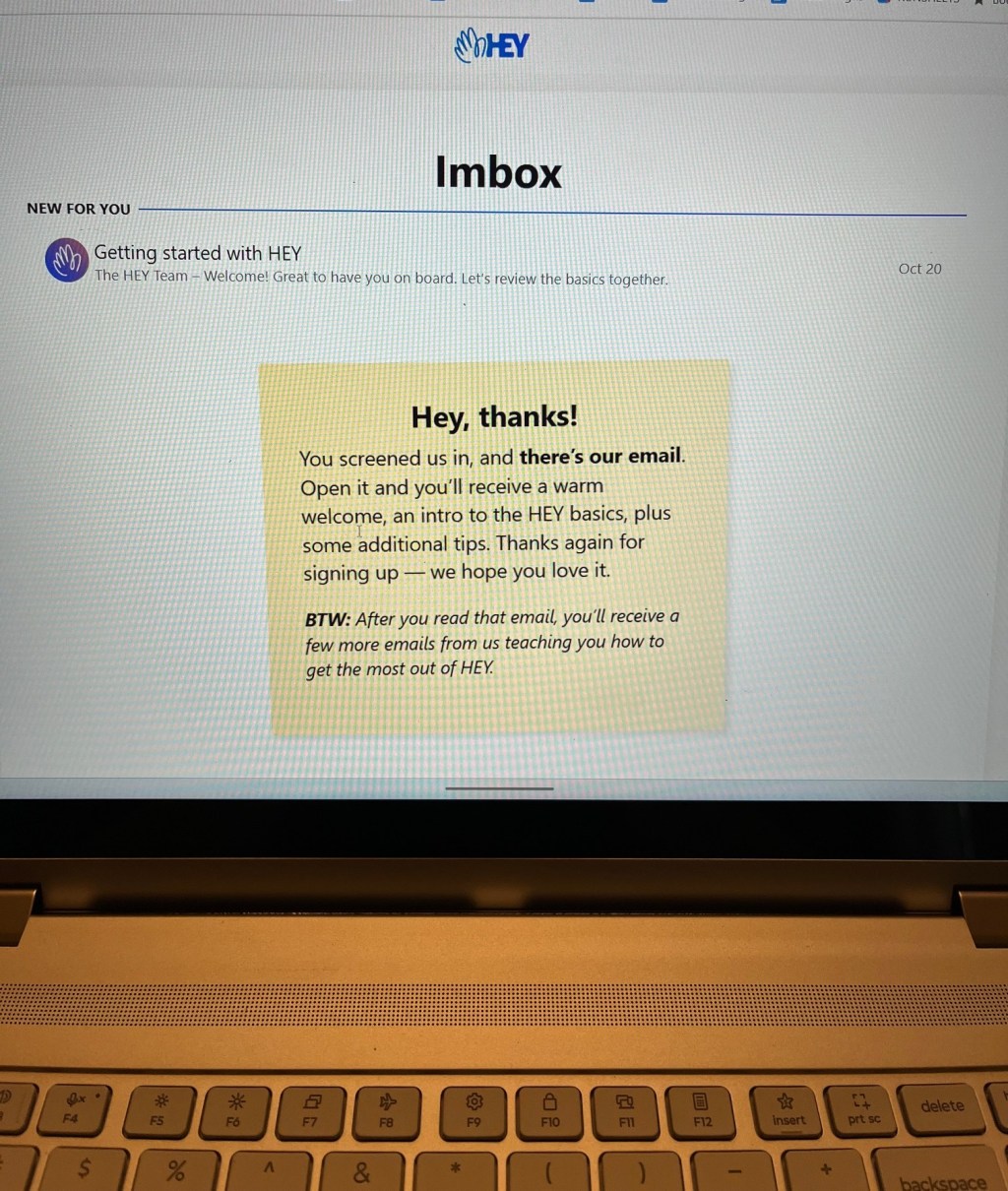 Don’t like your email inbox? Get a HEY ‘Imbox’